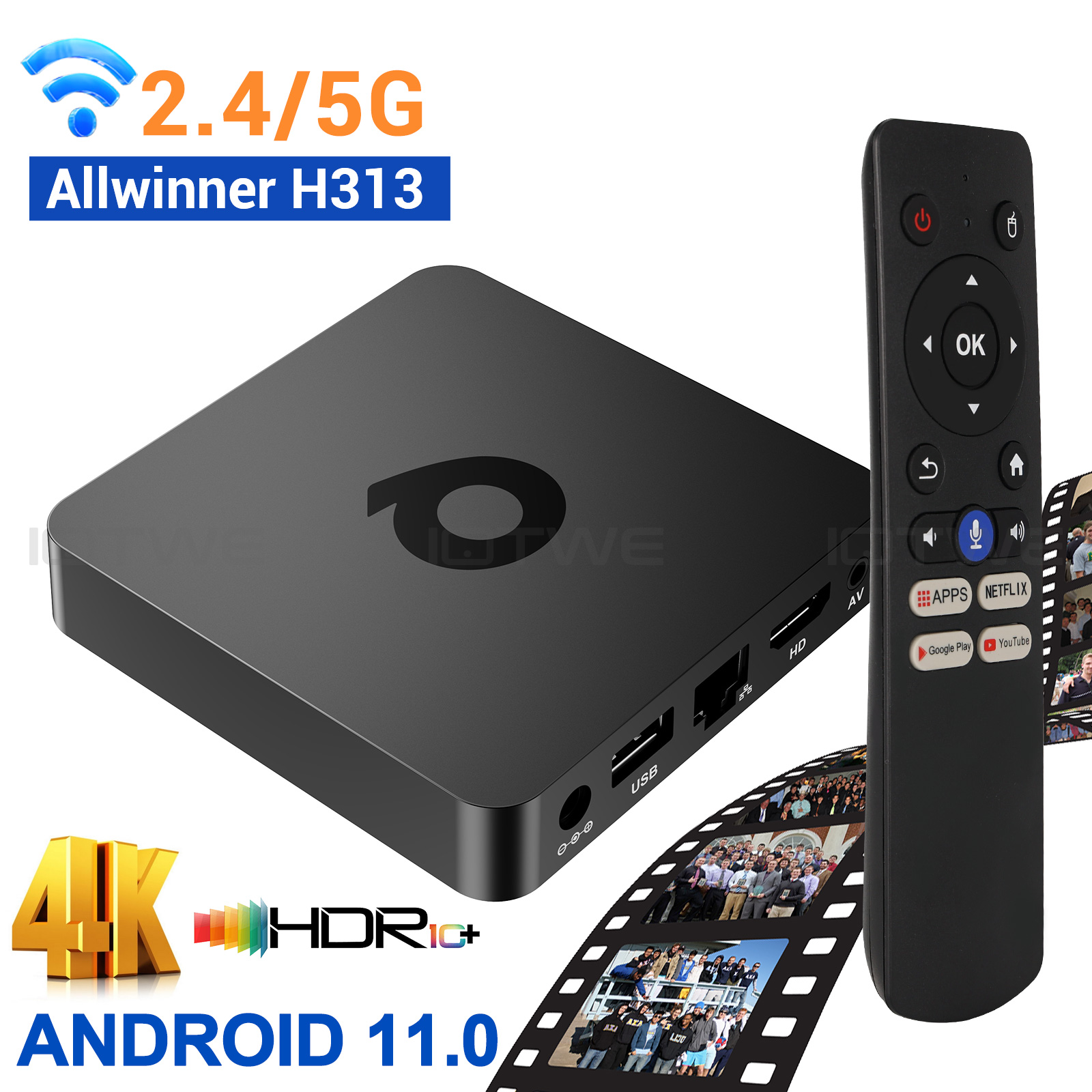 IOTWE T95Q 8K Support Android1 - Radxa Rock 5B 16Gb recension och pris