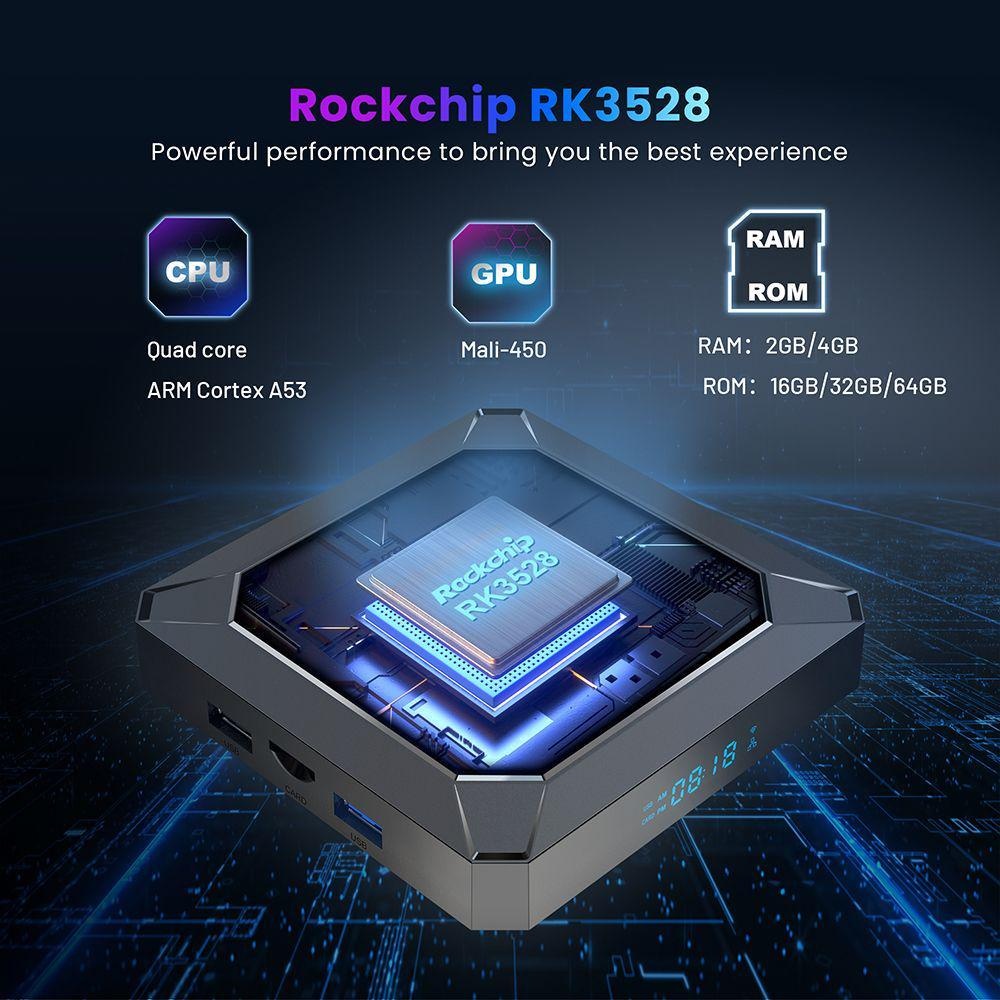 X98K Smart TV Box Android 13.0 - Radxa Rock 5B 16Gb recension och pris